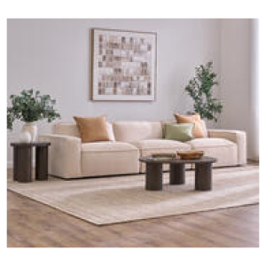 Softy 3 Seater Modular Sofa Neutral