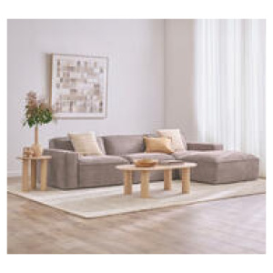 Softy 3 Seater Modular Sofa With Ottoman Coffee