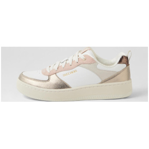 Sport Court 92 White Pink Gold Sneakers
