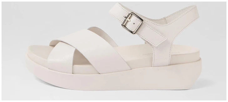 Sydney Vanilla Leather Sandals
