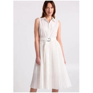 Tehile Pleat Shirt Dress