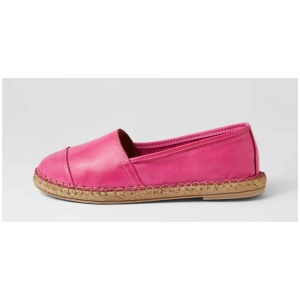 Tellars Fuchsia Leather Flat Shoes