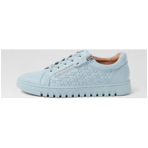 Thelmia Sky Blue Leather Sneakers