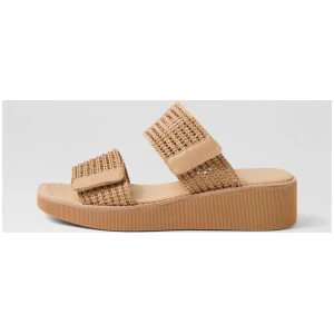 Tinglys Coffee Fabric Sandals