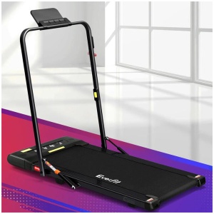 Treadmill Electric Walking Pad Under Desk Home Gym Fitness 400mm Black