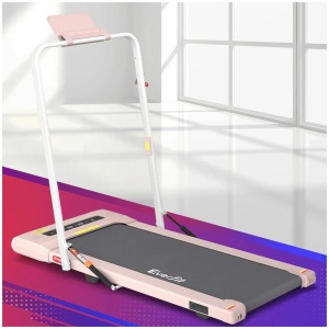 Treadmill Electric Walking Pad Under Desk Home Gym Fitness 400mm Pink