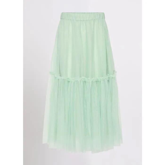 Tulle Hearts Midi Skirt