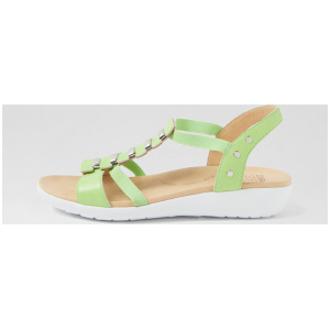Ulover W Multi Lime Leather Elastic Sandals
