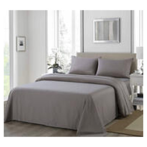 Ultrasoft Double 1200Tc Sheet Set Grey