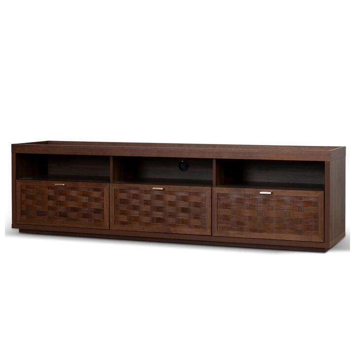 Varenna 1.8m TV Entertainment Unit - Walnut by Interior Secrets - AfterPay Available