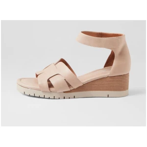 Veiles Latte Leather Sandals