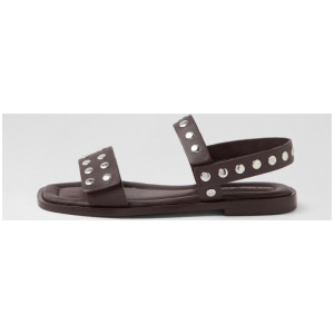 Vella Mulberry Leather Sandals