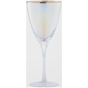 Vista Gold Rim Wine Glass