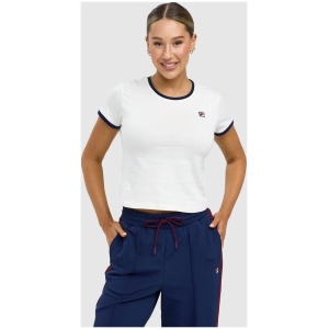 Women's Azzura Tee - GARDENIA/FILA NAVY - GARDENIA/FILA NAVY