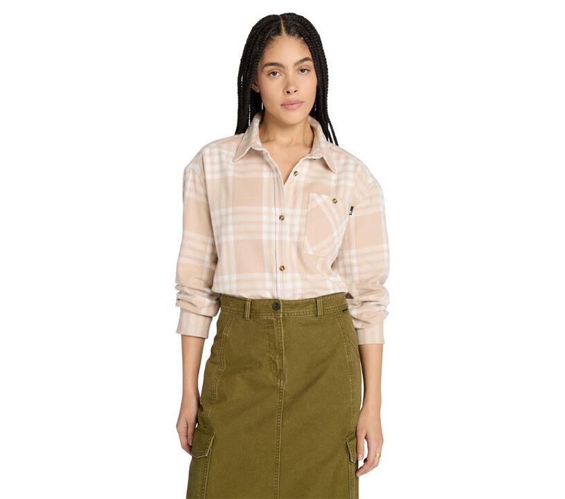 Women's Midweight Flannel Pocket Shirt