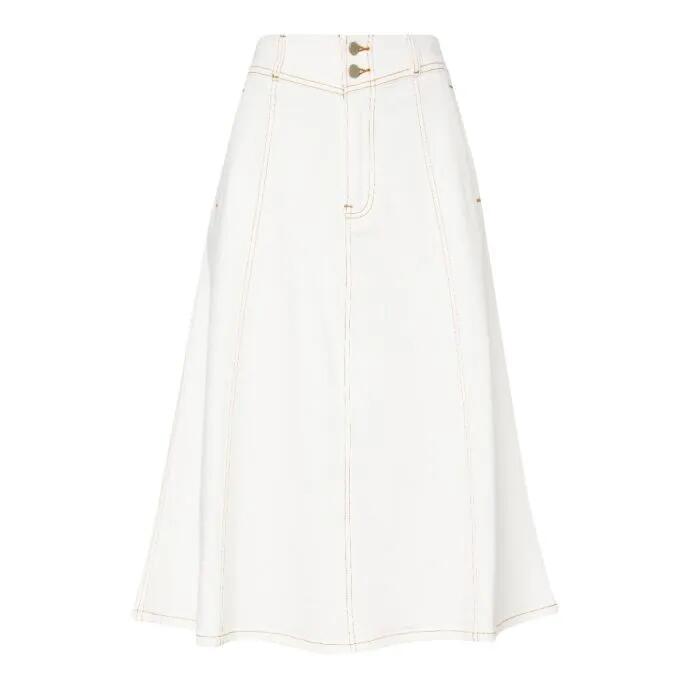 Zola Denim Midi Skirt