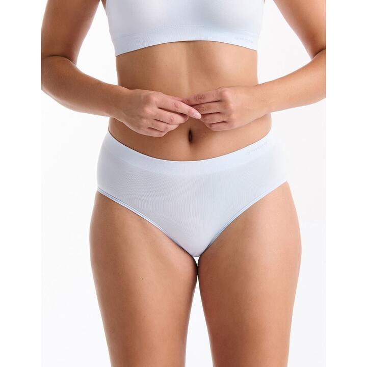 Ambra Women's Pure Basics Modal Midi Brief 2 Pack
