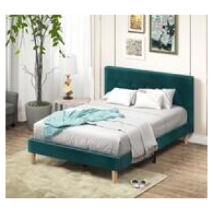 Ashton Double Bed Frame Green