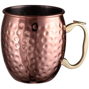 Avanti Moscow Mule Mug Hammered Copper