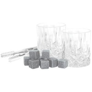 Avanti Whisky Stone & Glass Gift Box Set