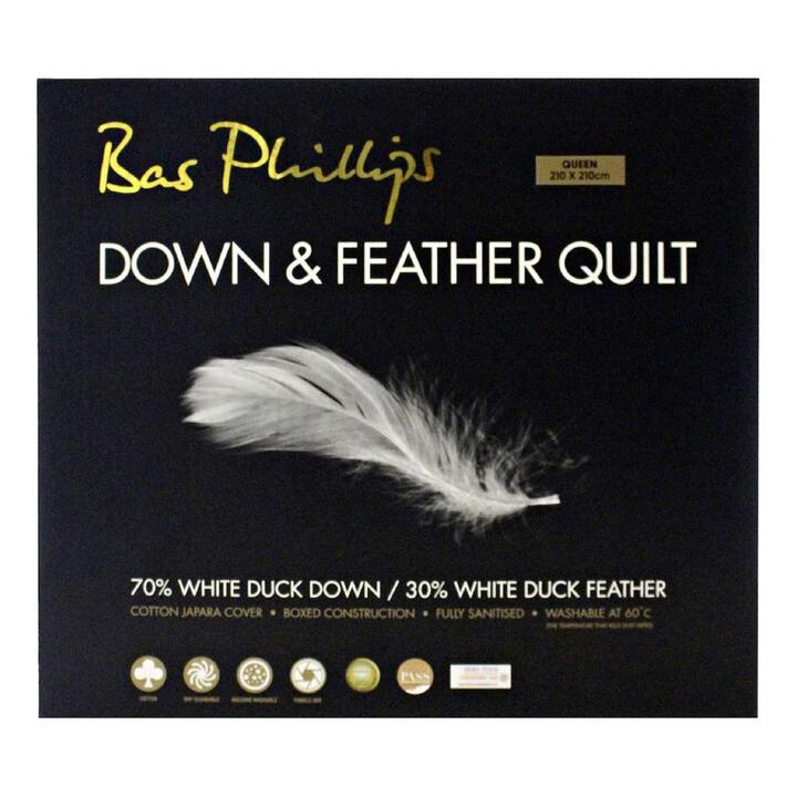 Bas Phillips 70/30 Duck Down Feather Quilt