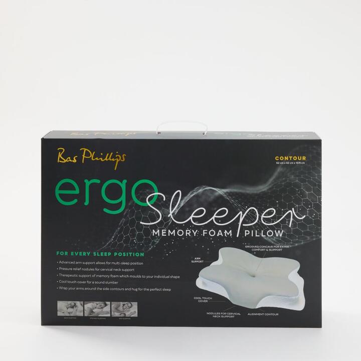 Bas Phillips Ergo Sleeper Memory Foam Pillow