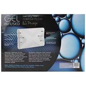 Bas Phillips Gel Infused Memory Foam Contour Pillow