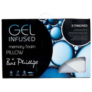 Bas Phillips Gel Infused Memory Foam Standard Pillow