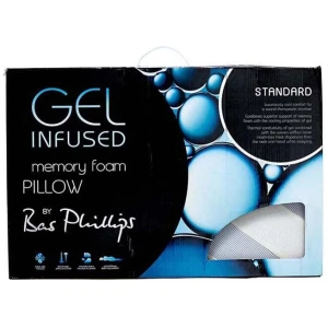 Bas Phillips Gel Infused Memory Foam Standard Pillow