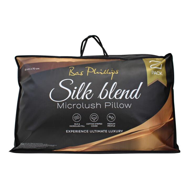Bas Phillips Silk Blend 2 Pack Pillow