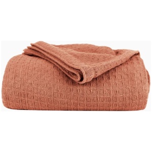 Bas Phillips Waffle Cotton Blanket