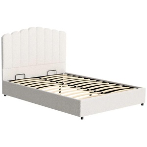Bed Frame Double Size Boucle FION
