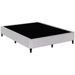 Bed Frame Double Size Metal Grey MASON