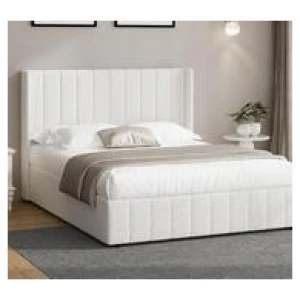 Blair Double Gas Lift Bed Frame White