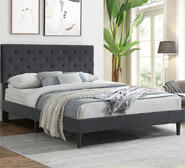 Caet Double Bed Frame Grey