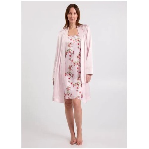 Cannes Short Silk Sleep Robe