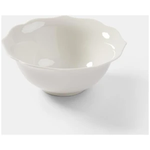 Chyka Home 16.5 cm Hydrangea Cereal Bowl White