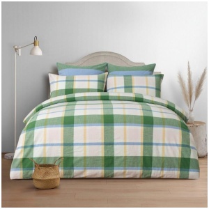 Chyka Home Jervis Cotton Yarn Dyed Quilt Cover Set