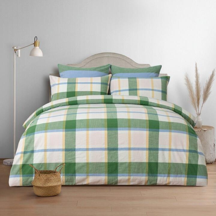 Chyka Home Jervis Cotton Yarn Dyed Quilt Cover Set