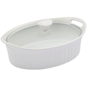 Corningware 1.4L Oval Casserole Pot French White