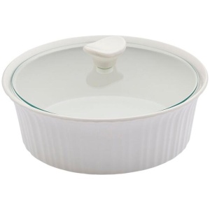 Corningware 2.35L Round Casserole Pot French White