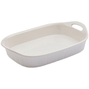 Corningware 2.85L Oblong Casserole Pot French White