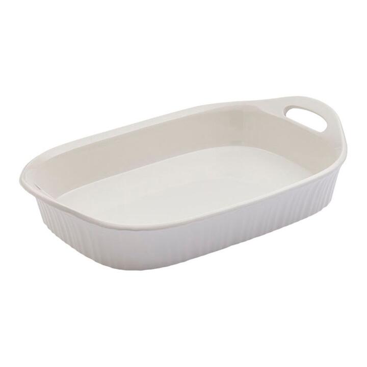 Corningware 2.85L Oblong Casserole Pot French White