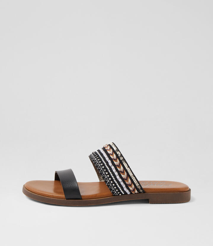Curtis Black Multi Sandals