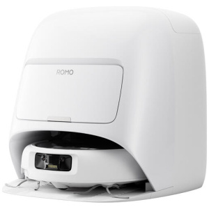 DJI ROMO A Transparent Robot Vacuum Cleaner w/ White Base Station