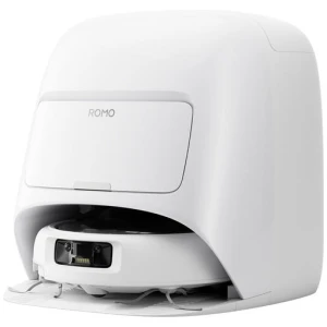 DJI ROMO A Transparent Robot Vacuum Cleaner w/ White Base Station