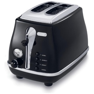 Delonghi De'Longhi Icona 2 Slice Toaster Black