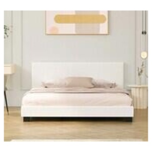 Demetrius Double Bed Frame White