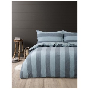 Dri Glo Bronte Washed Chambray Quilt Cover Set
