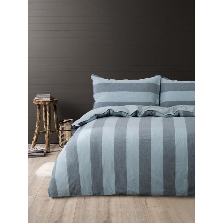Dri Glo Bronte Washed Chambray Quilt Cover Set